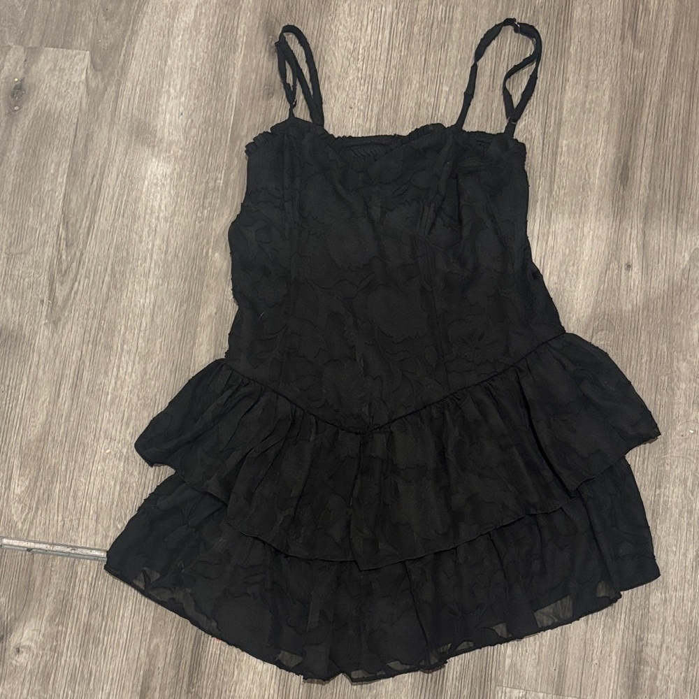 Black Tiered Dress